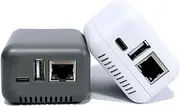 LOYALTY-SECU Mini Network Print Server for USB 2.0 Printer (Gray)