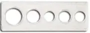 Mint / Proof Set Coin Holder 5 Hole 2x6 Cent To Half Dollar 25 Snaplocks Whitman