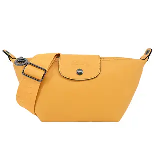 LONGCHAMP LE PLIAGE XTRA系列牛皮斜背包(迷你/杏黃)