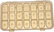 LIFKOME 1 Set Dispensing Small Travel Pill Case Pill Organizer Organizer Travel Medicine Organizer Pill Boxes Pill Holder Organizer Pill Container Coffee Plastic