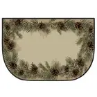 Demissle Fireplace Hearth Rug Fireplace Mats Cabin Southwestern Fireproof Fir...