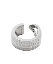 MM6 Maison Margiela Minimal Numeric Cuff Ring 2,3,4,5,6 silver