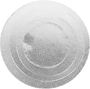 COLLBATH 4pcs Round Cake Boards Cake Display Bases for Birthday Wedding and for Easy Cleanup and Elegant Presentation