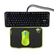 Rantopad Wired Cherry Blue Switch Mechanical Keyboard /Mouse/ Mousepad Bundle