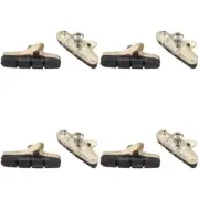 4 Pairs Titanium Ef Road Brake Pads for Shimano DuraAce Ultegra 105 BR-6600 6500