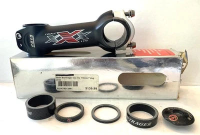new Bontrager Triple XXX LITE STEM 110mm 7° black 28.6 steerer 31.8 handlebar