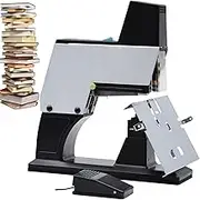 Heavy-Duty Electric Stapler, Fully Automatic Binding Machine, Adopts Metal Shell and Can Adjust The Strength in 1-9 Levels. It Has a Foot Switch and is Suitable for Carton Factories