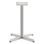 The Hon HCT29MX.PR8 Arrange X-leg Base For 30-36" Tops, 25.59w X 27.88h, Silver