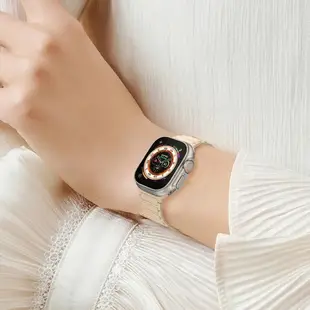 磁性錶帶矽膠手鍊錶帶兼容 iWatch Series 8 7 6 5 4 Se 3 IWatch Ultra