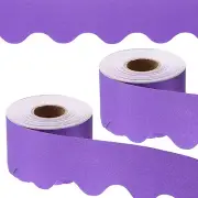 Glitter Bulletin Board Border, 2 Roll 65.6 Feet Poster Chalkboard, Dark Purple