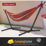 TROPICANA DOUBLE HAMMOCK + FRAME STAND SET 200kg CAPACITY