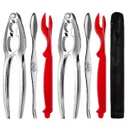 Crab Leg Crackers - Crab Crackers and Tools Set with Stainless Steel Seafood ...