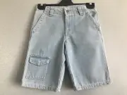 BNWT Boys Sz 7 Rivers Doghouse Brand Smart Light Blue Longer Style Denim Shorts