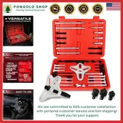 Harmonic Balancer Puller 46-Piece Kit Steel Heavy Duty Versatile Automotive Tool