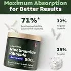NAD+ Supplement for Anti Aging, Energy, Focus Booster Nicotinamide Riboside