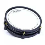 Alesis 10" White Dual-Zone Drum Pad with Brass Hardware for Electronic Drum Kits