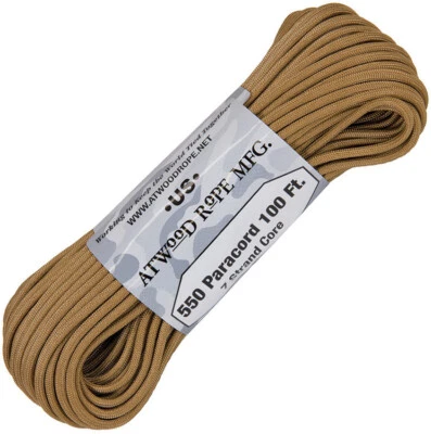 Atwood Rope MFG Parachute Cord Tan S10 - TAN