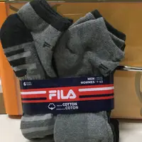 在飛比找蝦皮購物優惠-Fila 男士襪子 6 雙