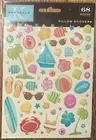 K & COMPANY Beach PILLOW Sticker Swim Surfing Ball Sail Boat Flip Flop Fish Crab