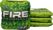 FIRE CORNHOLE | Heat | ACL Pro Approved | 16oz Cornhole Bags | Set of 4 | Professional Quality…