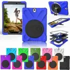 For Samsung Galaxy Tab S4 S3 S2 8" 9.7 10.5 Shockproof Rotating Stand Case Cover