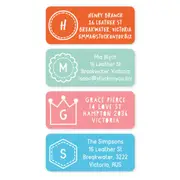 Address Labels Monogram