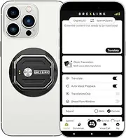 BrexLink 3 in 1 AI Translator Recorder, Voice Recorder Translator, Transcribe and Translate Fee, Language Translator Device, Online/Offline/Video/Photo Translation for