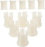 SEWACC 20Pcs Caster Socket Sleeves for Stem Inserts Expandable Caster Sleeves for Enhanced Grip and Stability for Office Chairs and Furniture
