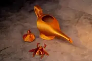 Magic Lamp Aladdin Inspired Lamp Unique Decor Disney Fans Gift Collectible