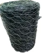 Heavy Duty Black Gal wire PVC Coated 40mm Diamond 1200mm x 30m Roll Chicken Mesh