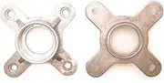 HUMARH 2-Pack Replacement Aluminum Metal Flange Adapter 1 3/8" for EV Electro Voice and Others 1" Bolt-On Horn Flare with 4 Holes
