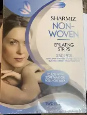 Sharmiz Non-Woven Epilating Strips 250 Pcs Two sizes 2.8 x 7.9 & 1.5 x 4 New