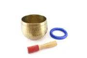 Crystal Wonderland Deep Hammered Brass Singing Bowl 14cm