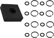 (8 Sets) 3/8" Impact Wrench Retaining Ring with O-Ring Fit for Milwaukee Cordless Type Wrenches, Impact Hog Ring come with Anvil Retainier Ring Install Tool