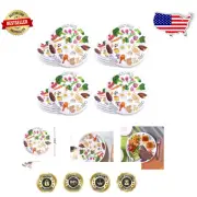 Luxury 12-Piece Portion Control Plate Set - Modern Solution for Healthy Diets