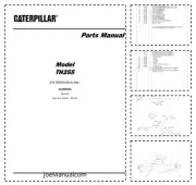 Caterpillar TH255 Telescopic Handler Parts Manual