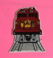 Patch- SANTA FE locomotive front view (ATSF) #22260- NEW