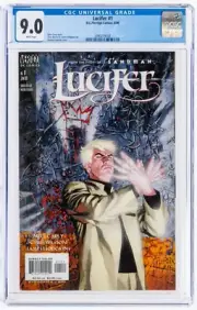 LUCIFER #1 DC Vertigo 6/2000 Classic On-Going Series FOX TV Series CGC NM 9.0
