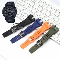在飛比找蝦皮購物優惠-天然樹脂錶帶適用於卡西歐GBA-900系列手錶男士錶帶運動防