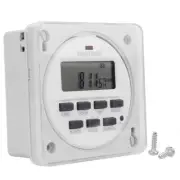 Relay Controller Panel Mounted 12/24 Format 12V DC Timer Switch 7 Days 24hr