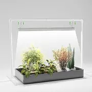 AWLYLNLL Seed Starting Grow Light with Stand, 1.4ft Dual Tube T5 Grow Lights, Seed Start Light Kit, Full Spectrum Plant Grow Lamp Strips
