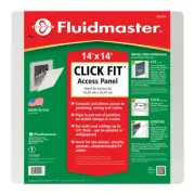 Fluidmaster AP-1414 Plastic White Snap-In Access Panel 14 W x 0.8 H in.