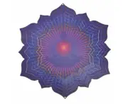 Buddha Wind Spinner Sky Hanging Wind Spinners Stainless Steel Yard