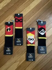 STANCE x The Incredibles 2 Disney 4 Pair Crew Socks Youth Large 2-5.5 Bundle New