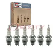 6 pc Champion Copper Plus Spark Plugs for 1948-1952 Ford F1 3.5L 3.7L L6 so