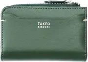 [TAKEO KIKUCHI] TKW-1090223-052 Green [Takeokichi] Zipper Coin Purse with Key, Green, one Size