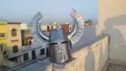 Halloween Medieval Templar Fantasy Warrior Helmet SCA LARP Knight Helmet