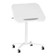 TECHNI MOBILI Laptop Computer Stand W/Height Adjustable+Tiltable Tabletop White
