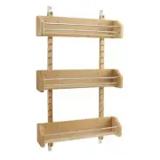 Rev-A-Shelf Large Adjustable 3-Shelf Cabinet Door Mount Spice Rack, 4ASR-21
