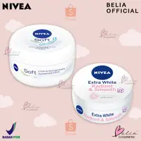 在飛比找蝦皮購物優惠-Belia Nivea SOFT 面霜保濕霜 25 50 1